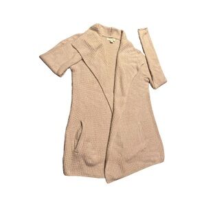 Barefoot Dreams Cardigan Cream W Pockets Cozy Chic Lite Sz S Boho Travel Comfy
